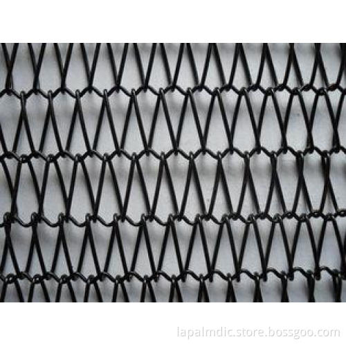 Round Wire Helix Woven Mesh for Curtain Wall,Conveyor Belt